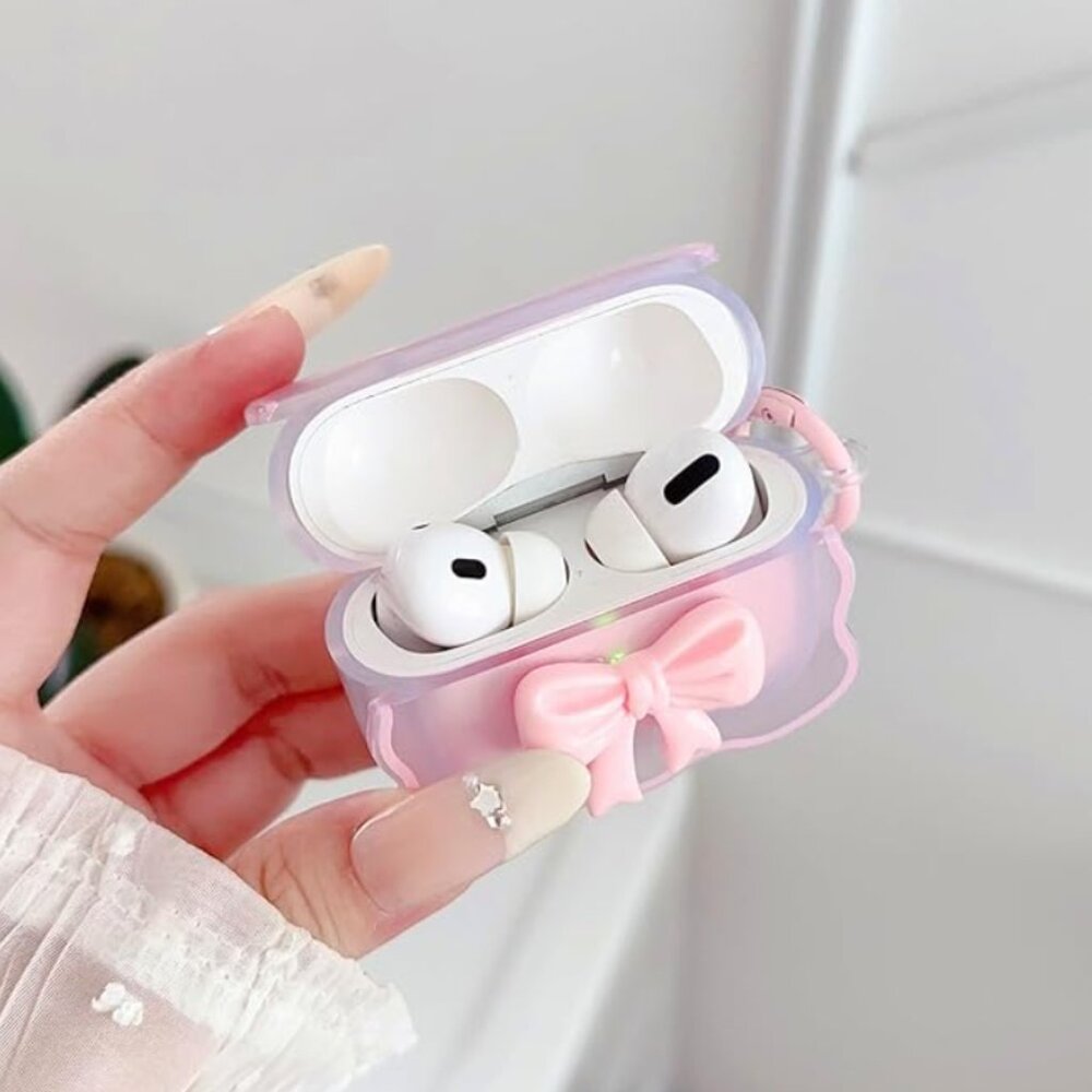 Bow Pink AirPods Pro2 Case